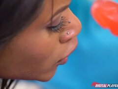 Brunett, Dildo, Ebenholts, Lesbisk, Slick, Fitta, Verklighet, Leksaker