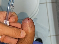 Dad Does Glans Insertion in the Men's Locker Room.