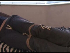 Diana hogtied cleavegagged