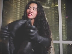 DominaFire's Sensual Leather ASMR: Explore the Leather Fetish