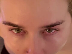 Amatør, Blond, Kukk suging, Europeisk, Fetisj, Naturlige bryster, Synsvinkel, Tabu