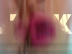 Angel youngs drains with her pinkish toy and drizzles all over her bed - reality kings