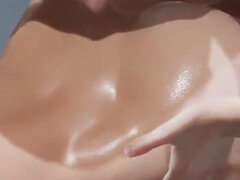 Restrained Asian Has Her Ass Stuffed with a Long Fat Cock Ahegao Face 3D Porn