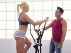 오랄섹스, 도기스타일, 체육관, Hd, 라티나, 엄마, 타는