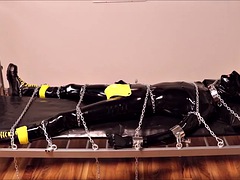 Bdsm, Bondage, Homosexuell, Tysk, Latex