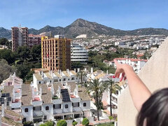 Lety Howl Cable Car Solo Masturbation - Amateur MILF Fingering Her Pussy in Backseat