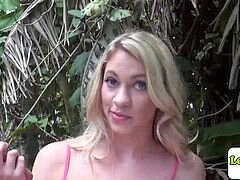 Enthousiasteling, Pijpbeurt, Sperma shot, Vriendin, Buiten