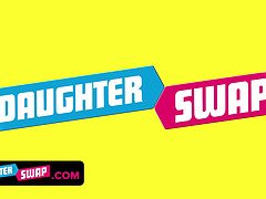 Fit And Sexy Teen Caught Doing Naughty Online Performance By Her Horny Stepdad