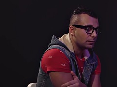 Baben, Stora tuttar, Blondin, Läder, Milf, Strumpbyxor, Trekant