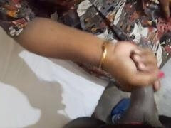 Bangladeshi housewife Jayanti Banik shows up for a figure massage but ends up having a steamy hookup