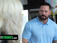 Blondin, Fångad, Dotter, Hd, Kjol, Retas, Tonåring, Tuttar