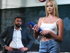 Astonishing blonde Skyler Storm is enjoying dick-riding so much