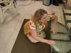 항문, 큰 엉덩이, 큰 가슴, 음경, 더블 삽입, 독일인, 사무실, 여배우