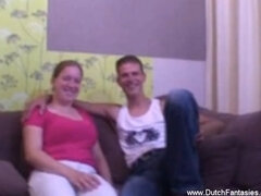 Tussi, Grosser schwanz, Grosse titten, Niederländisch, Europäisch, Lecken, Reif, Rotschopf