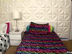 Hot milf jerking a young man