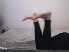 She Is Playing with Her Legs - Miley Grey