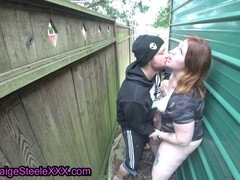 Bbw, Velký zadek, Přichyceni, Macaté, Venku, Na veřejnosti