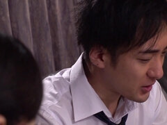 Aziatisch, Grote mammen, Pijpbeurt, Bruinharig, Sperma, Lul, Japaans, Pornster