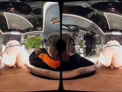 Sabien demonia gives you a sensual POV handjob & takes your load in 4K