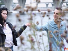 18videoz - Black Angel - First date teenage Tinder screw