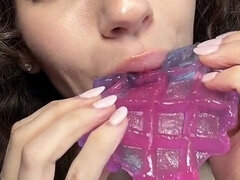 Waffles Asmr Mouth Sounds Tingles Spit Sounds Fetish