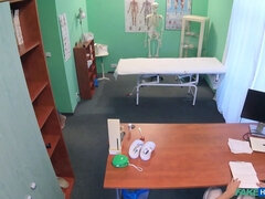 Hot latina black schoolgirl has a medical examination - faux hospital