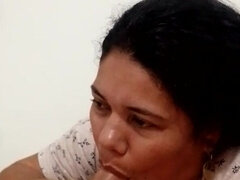 Avsugning, Par, Hemmagjord, Latina, Mogen