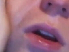 Gagging on Fingers and Rubbing Spit Face