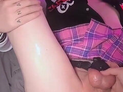 Amatør, Dominerende kvinne, Fisting, Runke, Massasje, Polsk, Prostata, Strapon
