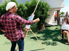 お尻, デカ尻, フェラチオ, バック, 手コキする, オナニー, ストリッピング, ティーン