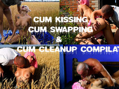 Lécher le cul, Gros seins, Sucer une bite, Compilation, Éjaculer dans la bouche, Tir de sperme, Embrassement, Nénés