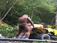 BBC Cuckold outdoors