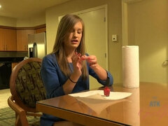 Cul, Blonde, Béant, Culottes ou slips, Chatte, Maigrichonne, Gicler, Nénés