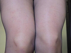 Enthousiasteling, Aziatisch, Ladyboy, Ondergoed, Panty, Shemale, Kousen, Oud