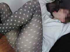 Blonde Whiteboy Sucking BBC Dildo in Hard-core Leggings