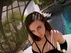 Stor rumpe, Brunette, Sperm skott, Pikk, Hardcore, Hd, Utendørs