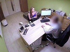 Vorstellungsgespräch, Tschechisch, Fingern, Hd, Geld, Büro, Pov, Jungendliche (18+)