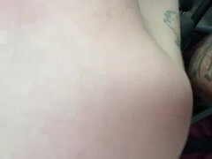 Rumpa, Blondin, Avsugning, Närbild, Creampie, Sperma shot, Pov, Fitta