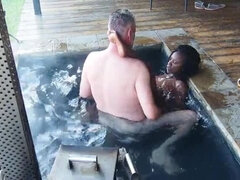 Ερασιτέχνης, Κώλος, Μεγάλα βυζιά, Μαύρος, Ώριμη γυναίκα, Μουνί, Στενό, Υγρό