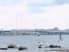 Anale, Culo, Spiaggia, Fidanzata, Hardcore, Cavalcando, Ragazza, Ragazza anale