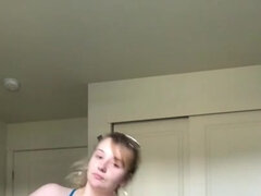 Fatty with giant fat ass and monster tits solo