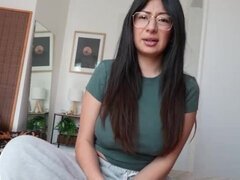 Leie, Hundestellung, Latina, Natürlichen titten, Reiten