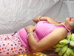 I Took the Banana Kadi and Put It Inside My Pussy and Enjoyed It Nomita Boudi