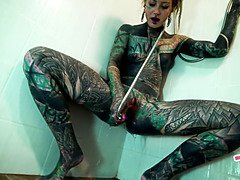 Anal, Cul, Hd, Masturbation, Orgasme, Gicler, Tatouage, Jouets