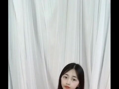 아마추어, 아시안, 중국인, 머리카락이 많은, 수음, 빨간 머리, 혼자, 청소년