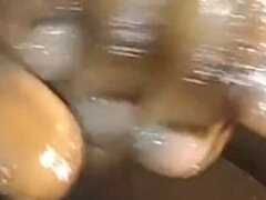 아프리카인, 큰 음경, 흑인, 크림파이, 사정 샷, 수음, 셀카, 혼자