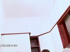 Cul, Grosse bite, Bisexuelle, Sucer une bite, Talons, Chatte, Plan cul à trois, Nénés