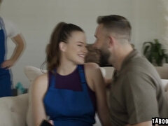 Isot tissit, Suihinotto, Ruskeahiuksinen, Karvainen, Rankka, Pillu, Tatuointi, Tissit