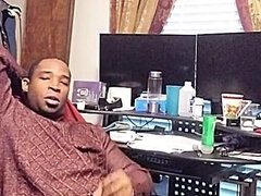 素人, 黒人, イく瞬間, 毛深い, 手コキする, オナニー, 一人