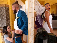 Amatør, Stor røv, Pik sutte, Brunette, Hundestilling, Mager, Teenager, Trekant